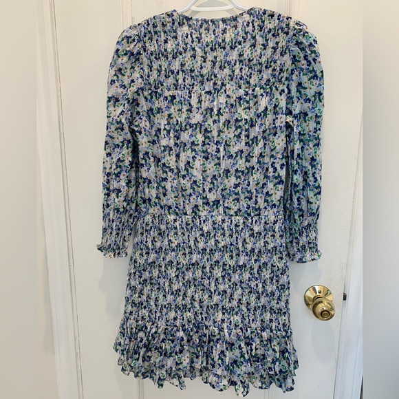 Veronica Beard Darrah floral print mini dress. Size 6 - Picture 7 of 10